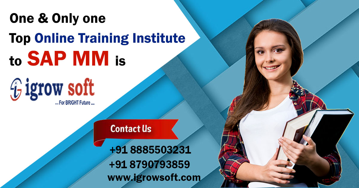 Best SAP MM training with placement in hyderabad | Igrowsoft
