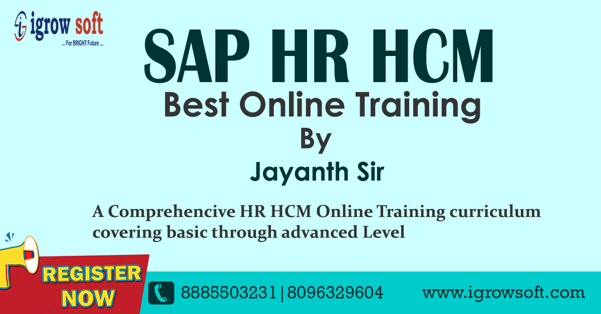 Best SAP HR Online Training Institute in Ameerpet Hyderabad