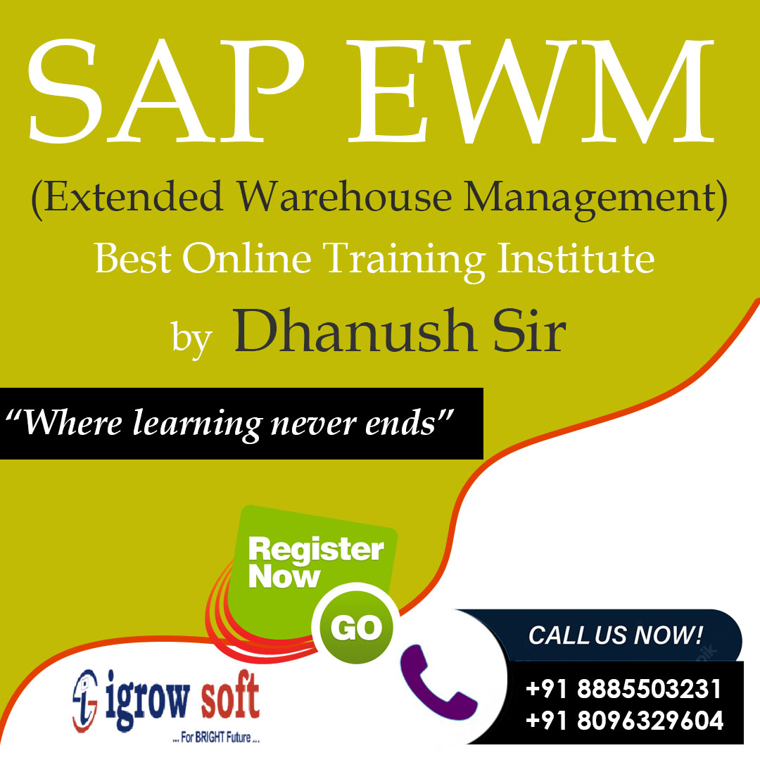 sap ewm online training in Hyderabad