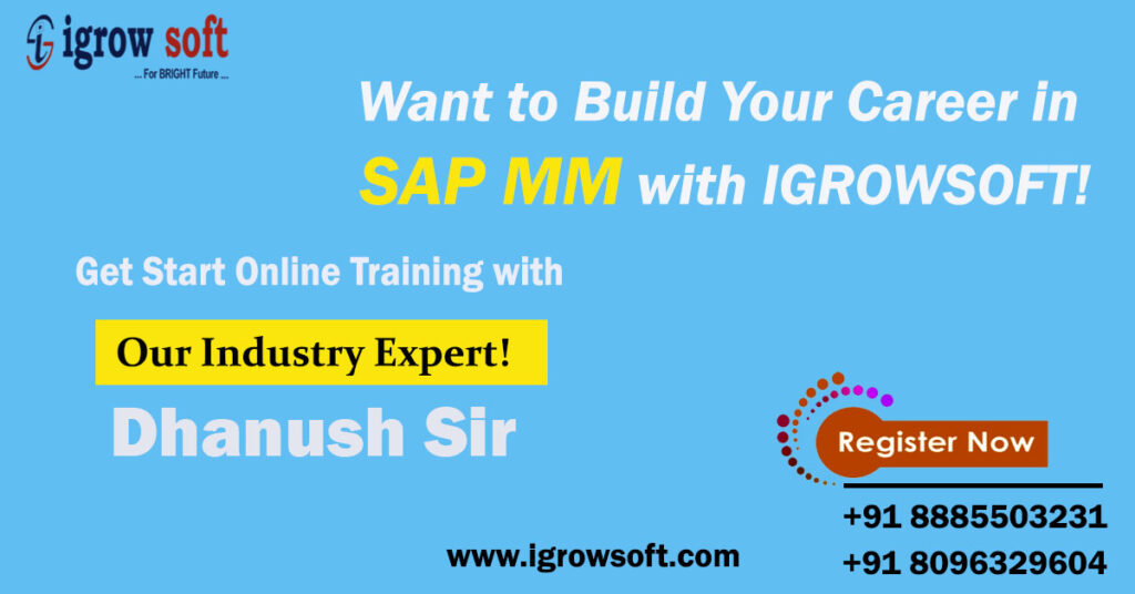 sap mm online training in Bangalore