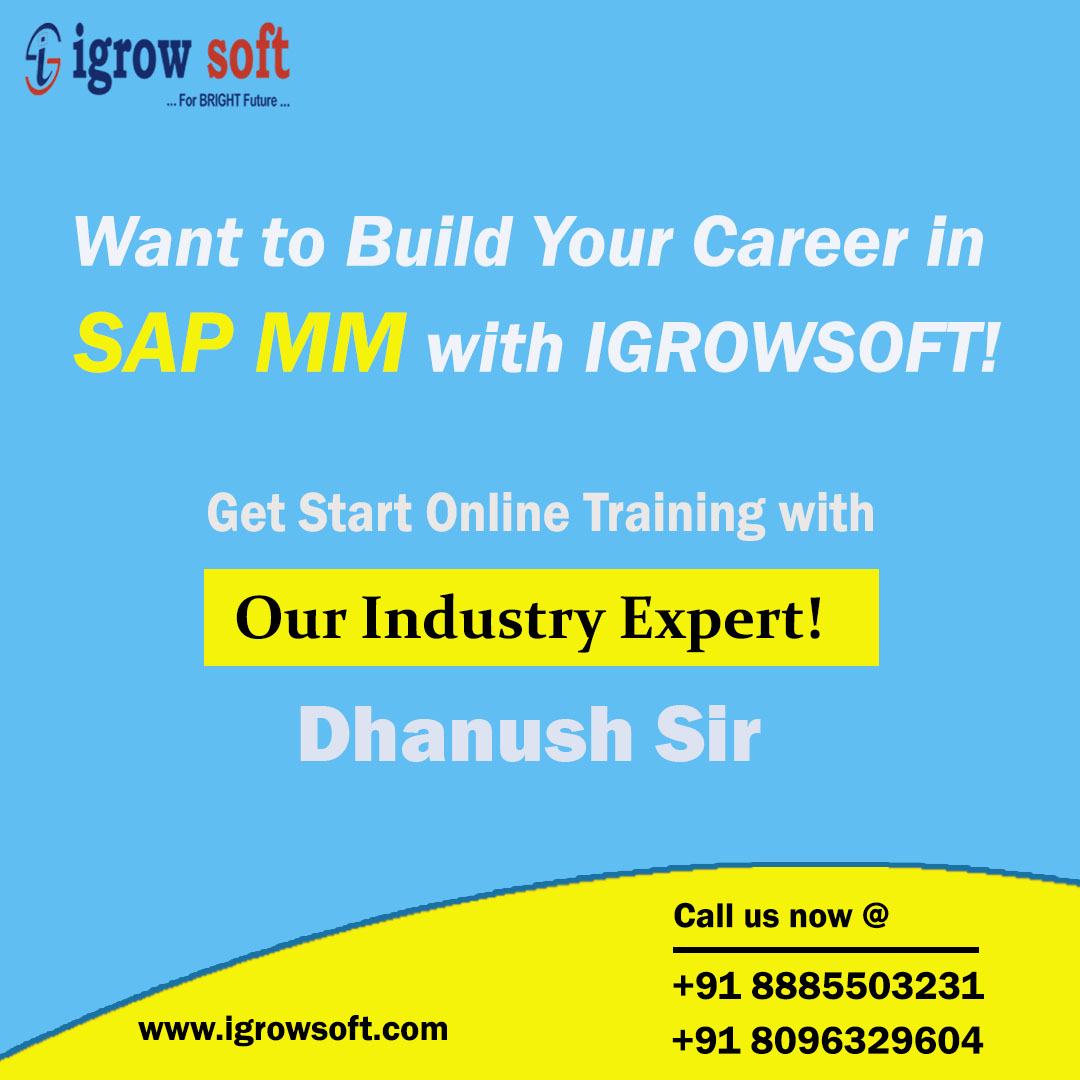 sap mm online training in Bangalore