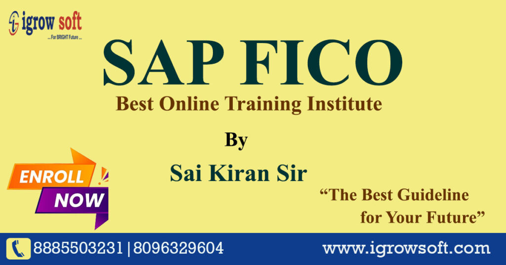sap fico online training in Bangalore