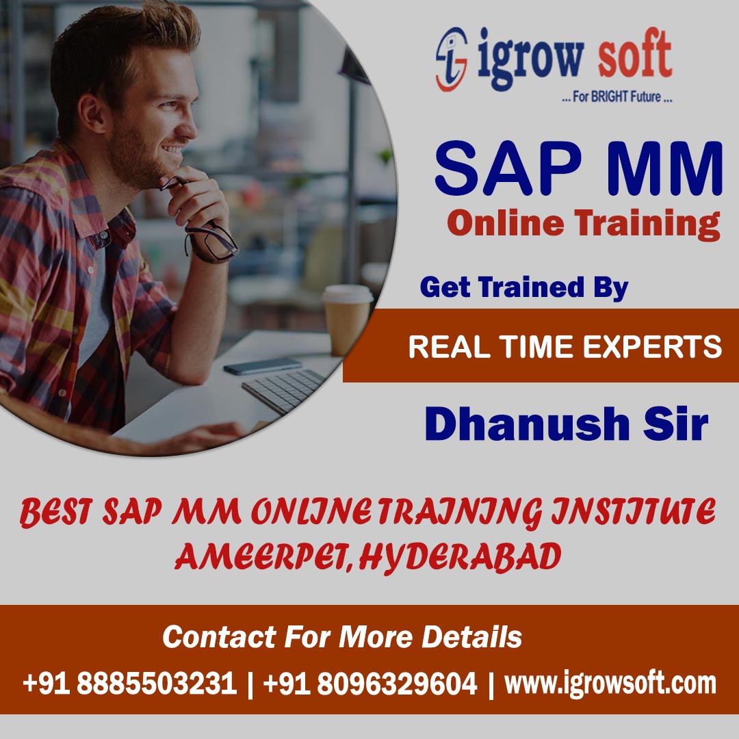 sap mm online training in Hyderabad